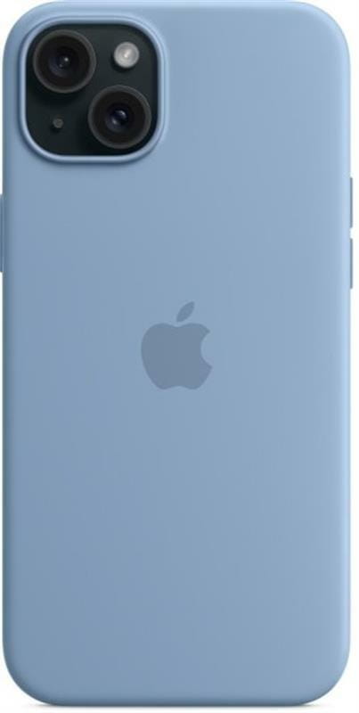 Чохол-накладка Apple Silicone Case with MagSafe для Apple iPhone 15 Plus Winter Blue (MT193ZM/A)