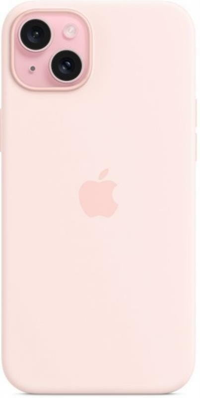 Чохол-накладка Apple Silicone Case with MagSafe для Apple iPhone 15 Plus Light Pink (MT143ZM/A)