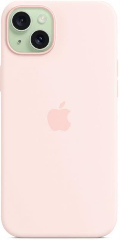 Чохол-накладка Apple Silicone Case with MagSafe для Apple iPhone 15 Plus Light Pink (MT143ZM/A)