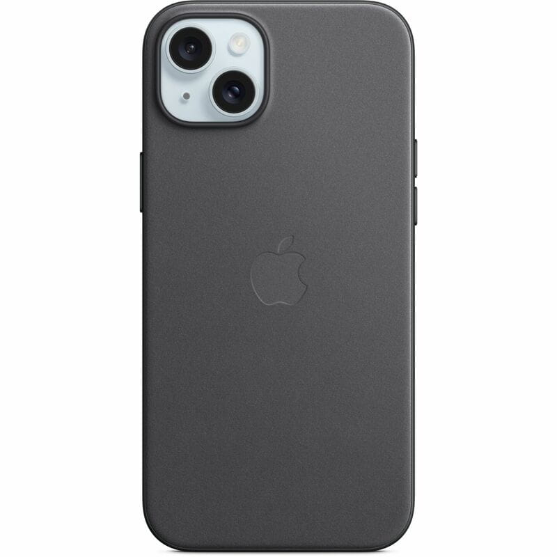 Чохол-накладка Apple FineWoven Case with MagSafe для Apple iPhone 15 Plus Black (MT423ZM/A)