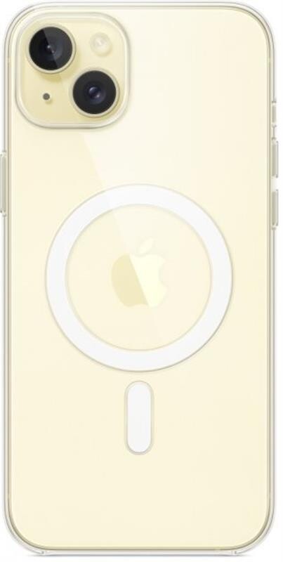 Чохол-накладка Apple Clear Case with MagSafe для Apple iPhone 15 Plus Clear (MT213ZM/A)