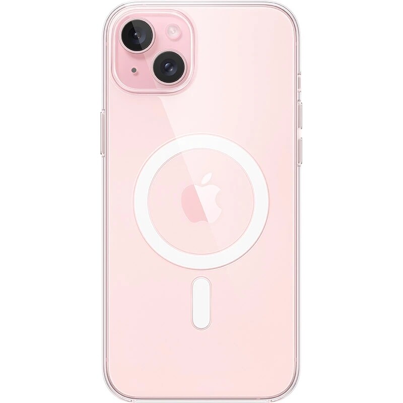Чохол-накладка Apple Clear Case with MagSafe для Apple iPhone 15 Plus Clear (MT213ZM/A)