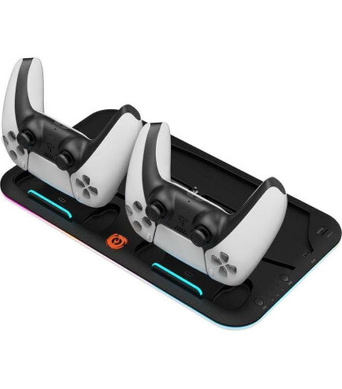 Мультифункціональна зарядна підставка Canyon CS-5 для PS5 Black (CND-CSPS5B)