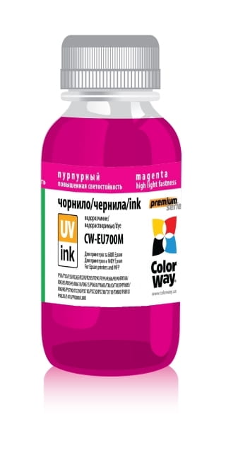 Чернила светостойкие CW EPSON L800 (Magenta) (CW-EU800M01) (T6733) 100мл