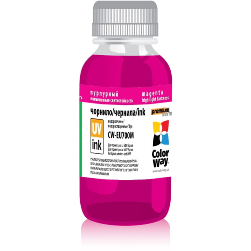 Чернила светостойкие CW EPSON L800 (Magenta) (CW-EU800M01) (T6733) 100мл