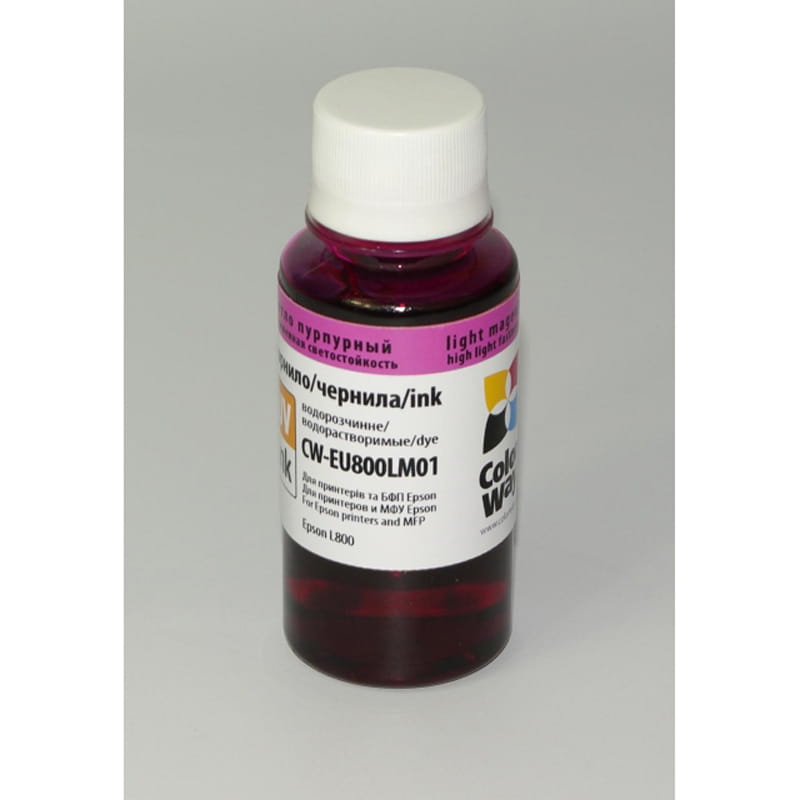 Чернила светостойкие CW EPSON L800 (Light Magenta) (CW-EU800LM01) 100мл