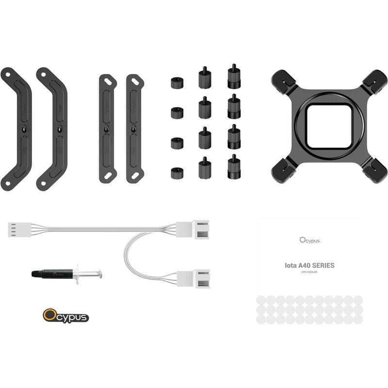 Кулер процесорний Ocypus Iota A40 WH Dual Fan (IOTA-A40-WH2NNWD00X-GL)