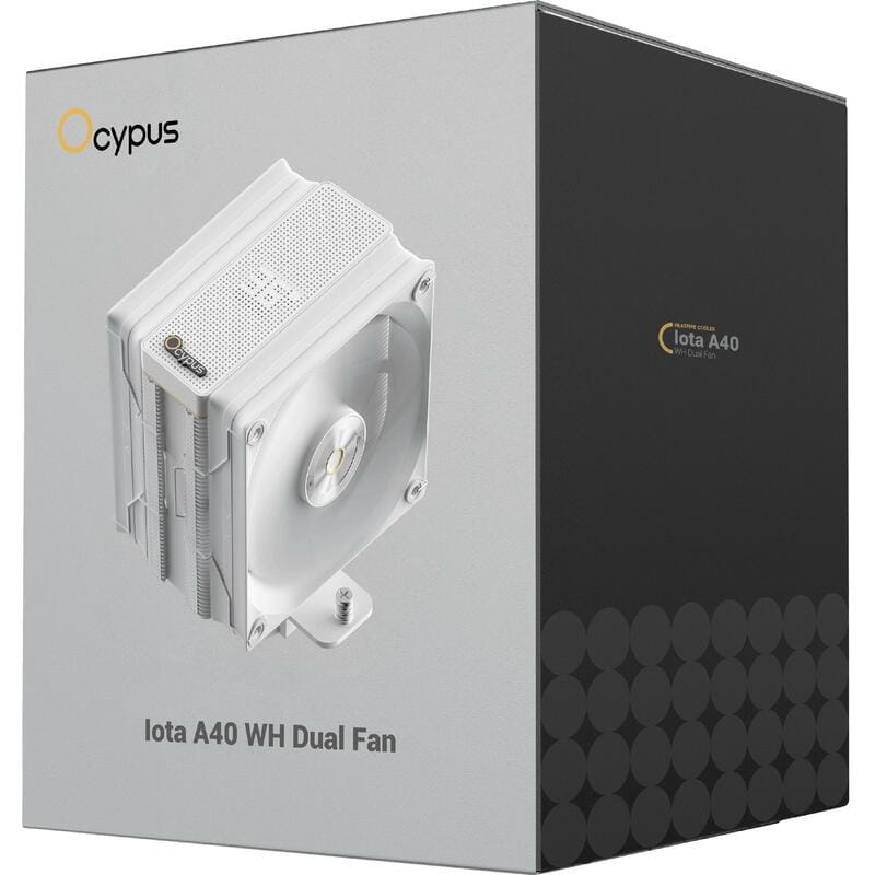 Кулер процесорний Ocypus Iota A40 WH Dual Fan (IOTA-A40-WH2NNWD00X-GL)