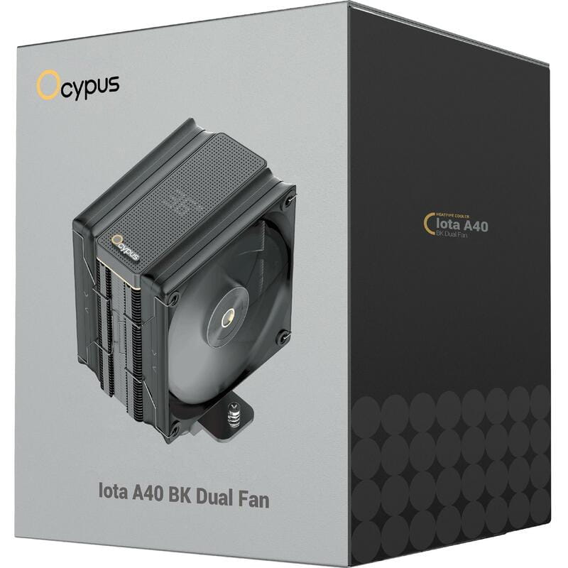 Кулер процесорний Ocypus Iota A40 BK Dual Fan (IOTA-A40-BK2NNWD00X-GL)
