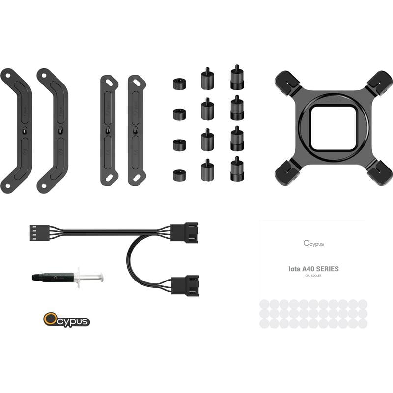 Кулер процесорний Ocypus Iota A40 BK Dual Fan (IOTA-A40-BK2NNWD00X-GL)