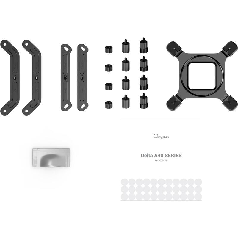 Кулер процесорний Ocypus Delta A40 WH ARGB (DELTA-A40-WH1NAWN00X-GL)