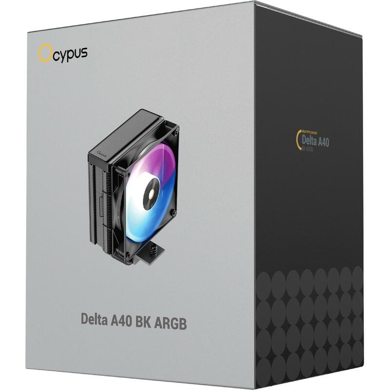 Кулер процессорный Ocypus Delta A40 BK ARGB (DELTA-A40-BK1NAWN00X-GL)