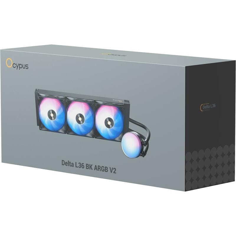 Система водяного охлаждения Ocypus Delta L36 BK ARGB V2 (DELTA-L36-BK3AAWNN02X-GL)