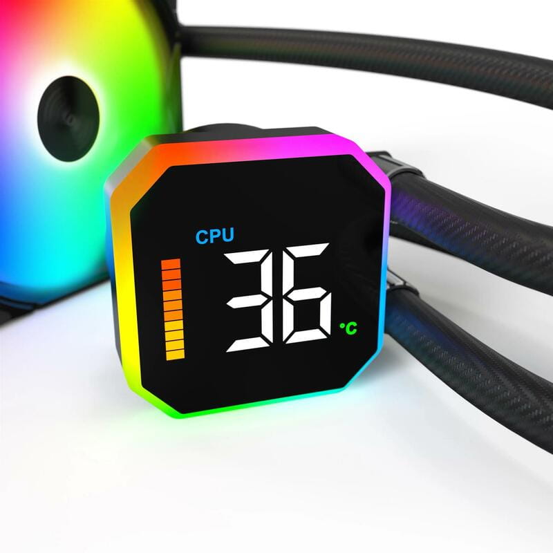 Система водяного охолодження Montech HyperFlow Digital 360 Black