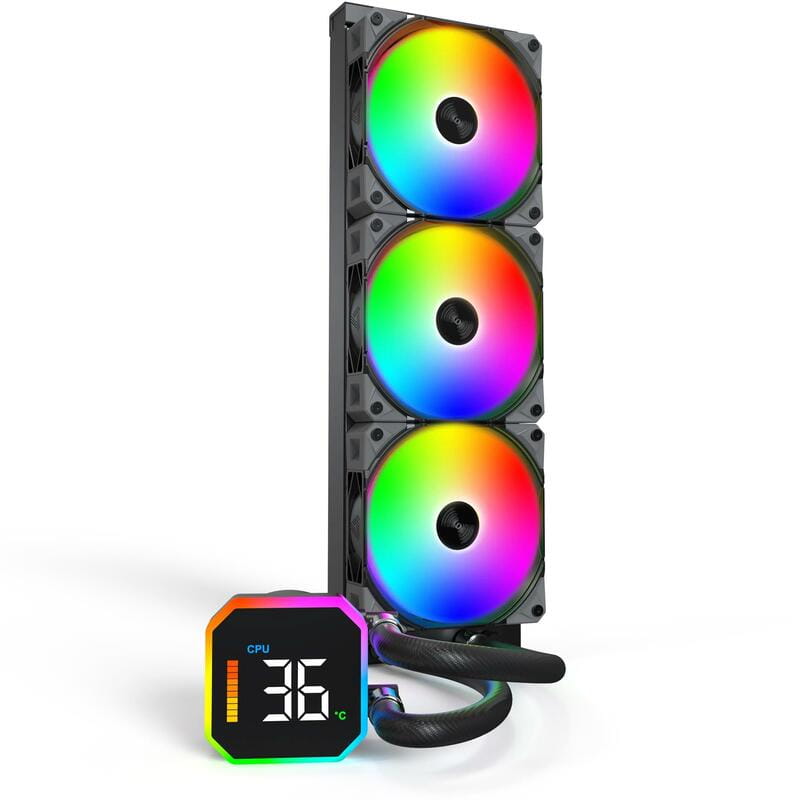 Система водяного охолодження Montech HyperFlow Digital 360 Black