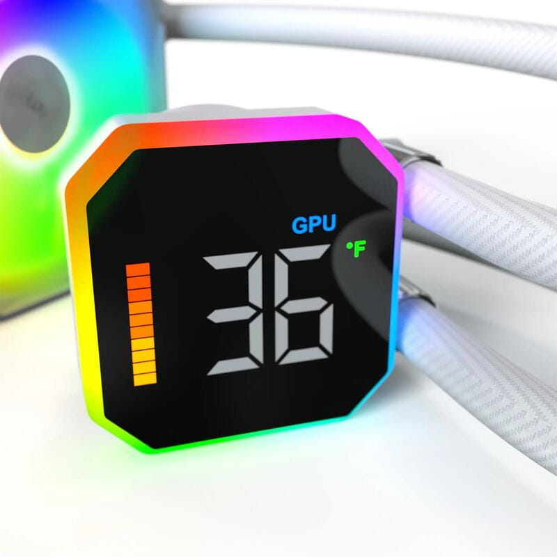 Система водяного охолодження Montech HyperFlow Digital 360 White