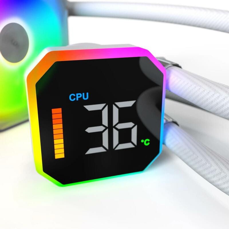 Система водяного охолодження Montech HyperFlow Digital 360 White