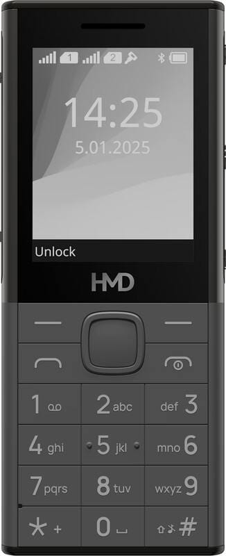 Мобильный телефон HMD 150 Music DS Dark Grey