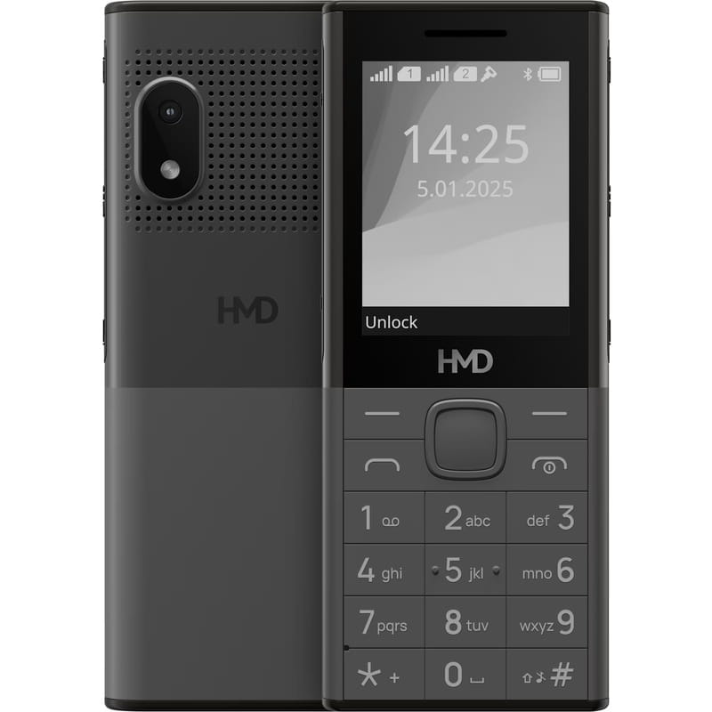 Мобильный телефон HMD 150 Music DS Dark Grey