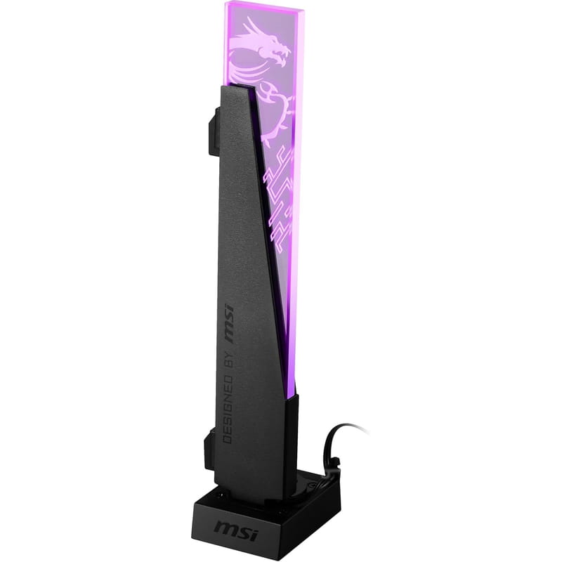 Підставка для відеокарти MSI MPG ARGB Graphics Card Stand Black
