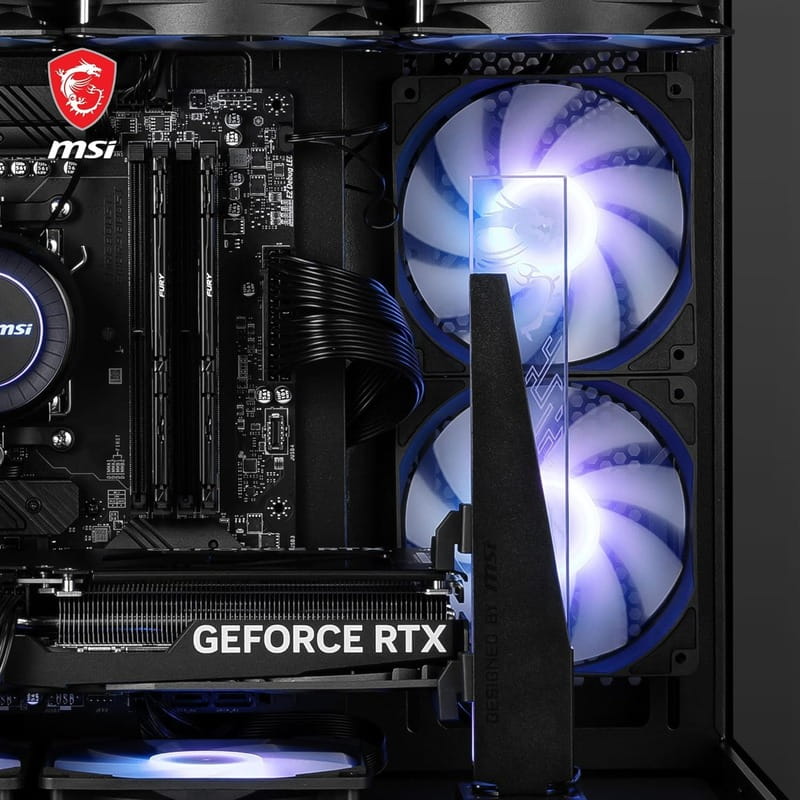 Підставка для відеокарти MSI MPG ARGB Graphics Card Stand Black