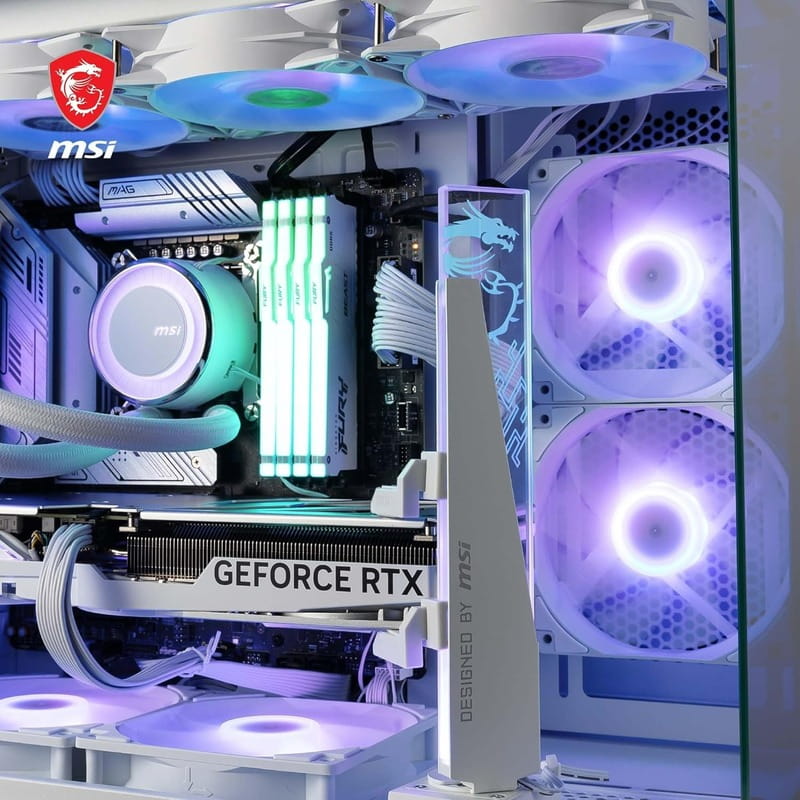 Підставка для відеокарти MSI MPG ARGB Graphics Card Stand White