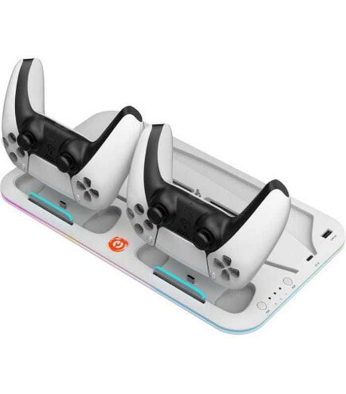Мультифункциональная зарядная подставка Canyon CS-5 для PS5 White (CND-CSPS5W)