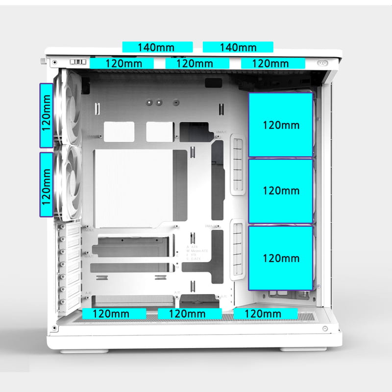 Корпус Zalman P60 White