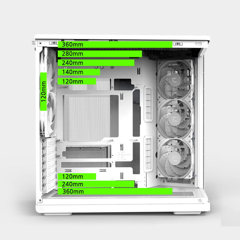 Корпус Zalman P60 White