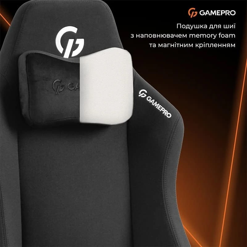 Кресло для геймеров GamePro GC775B Fabric Black