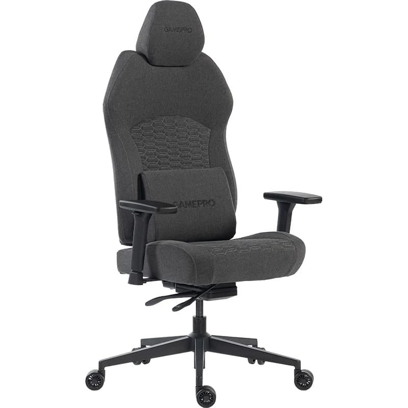 Крісло для геймерів GamePro GC760DG Fabric Dark Gray