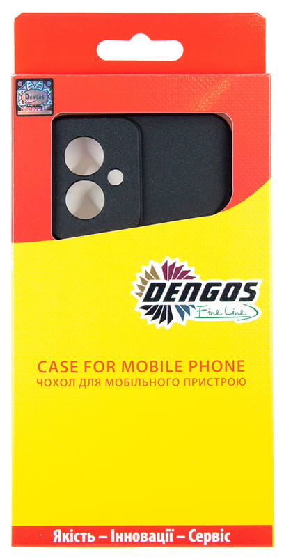 Чохол-накладка Dengos Carbon для Motorola Moto G55 Black (DG-TPU-CRBN-248)
