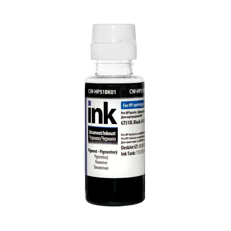 Чернила CW HP Ink Tank 115/315/415 (Black Pigment) (CW-HP51BK01) 100мл