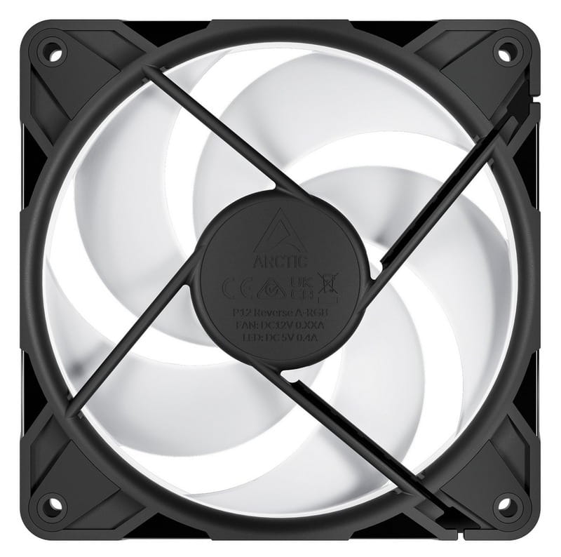 Вентилятор Arctic P12 Pro Reverse A-RGB Black (ACFAN00322A)
