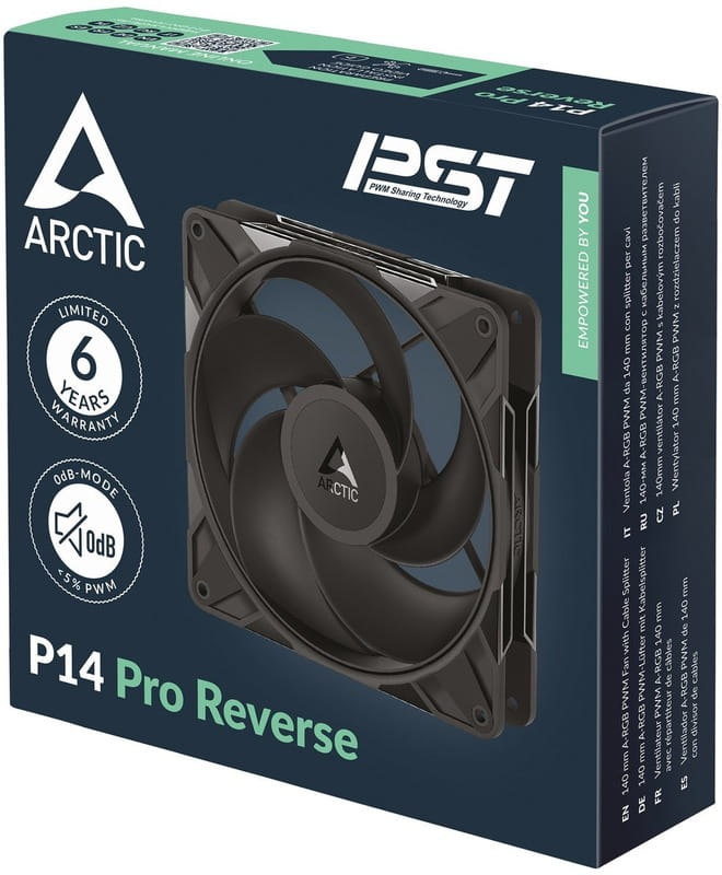 Вентилятор Arctic P14 Pro Reverse Black (ACFAN00329A)
