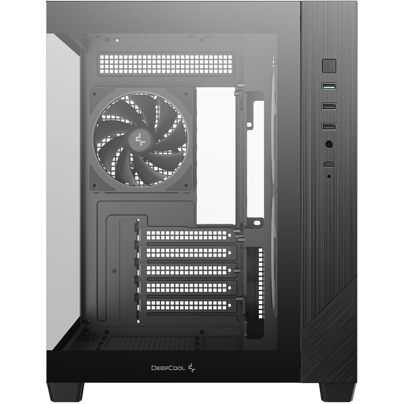 Корпус DeepCool CG330 3F Black (R-CG330-BKNGM3-G) без БП