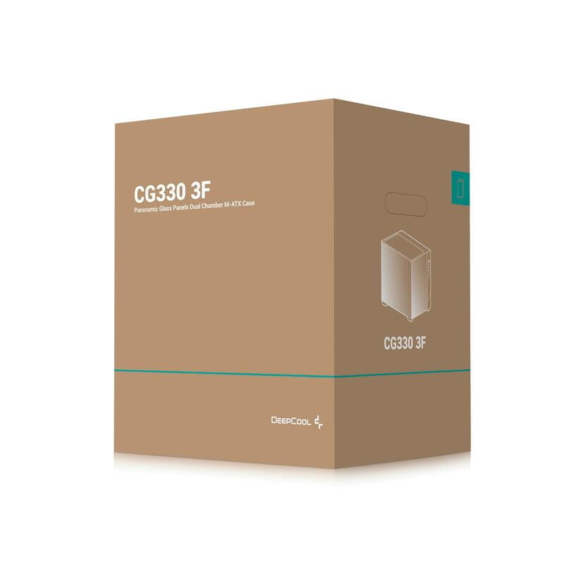 Корпус DeepCool CG330 3F Black (R-CG330-BKNGM3-G) без БП