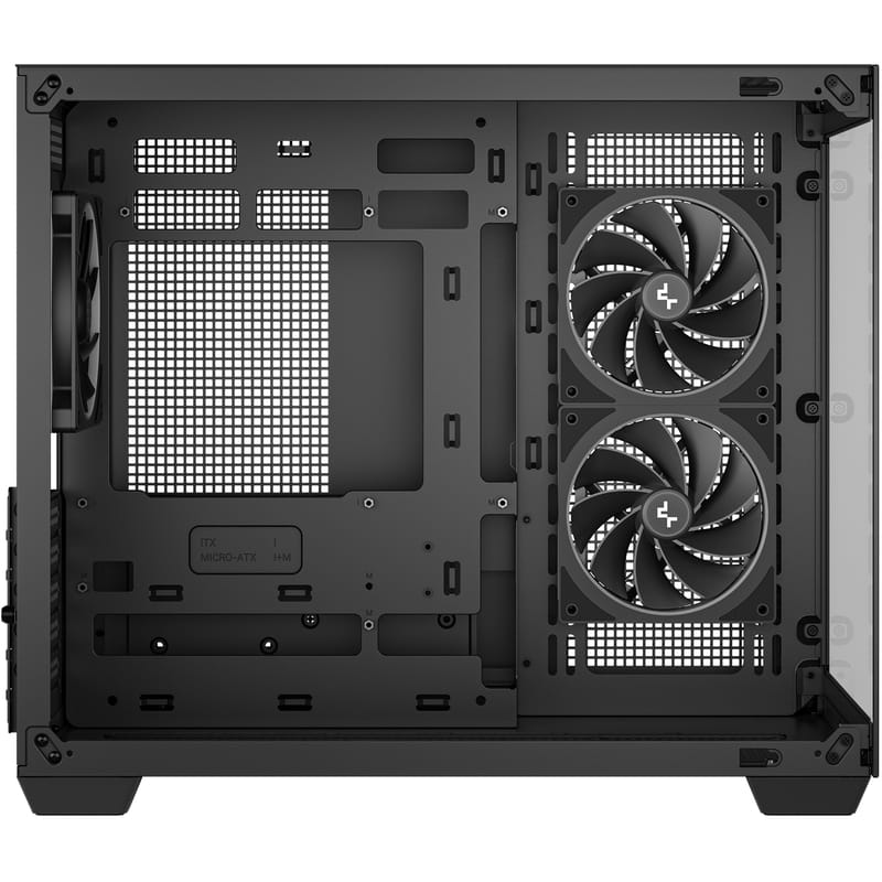 Корпус DeepCool CG330 3F Black (R-CG330-BKNGM3-G) без БП
