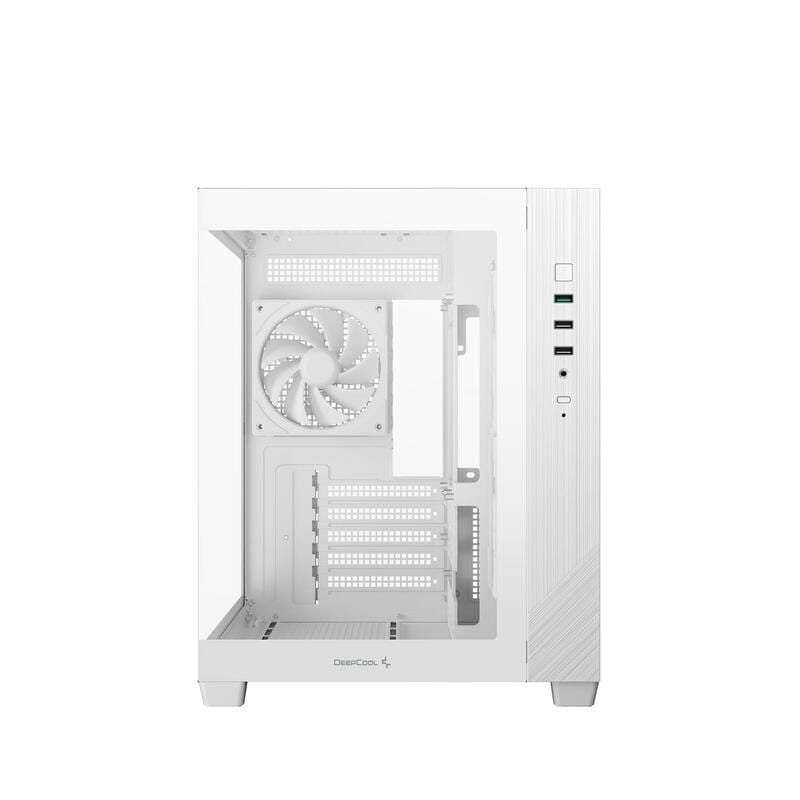 Корпус DeepCool CG330 3F White (R-CG330-WHNGM3-G) без БП