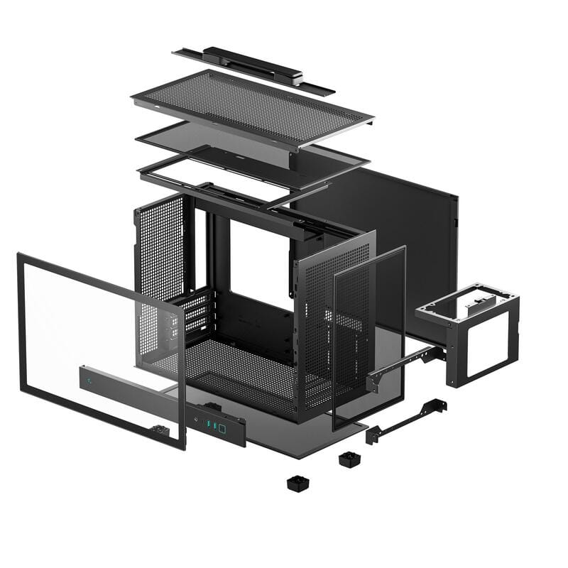 Корпус DeepCool CH160 Plus Black (R-CH160-BKNGM0-G) без БЖ