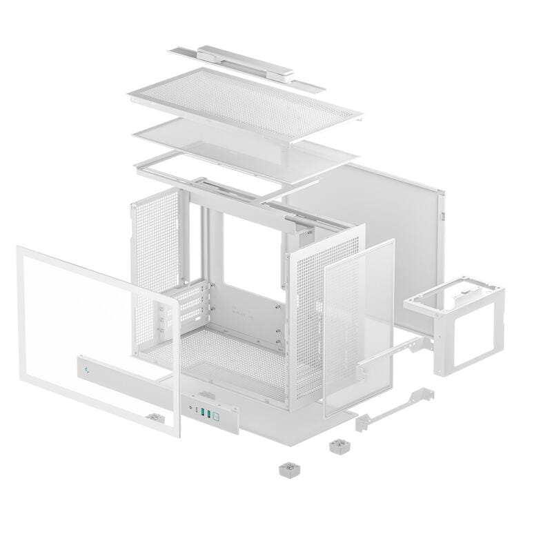 Корпус DeepCool CH160 Plus White (R-CH160-WHNGM0-G) без БЖ