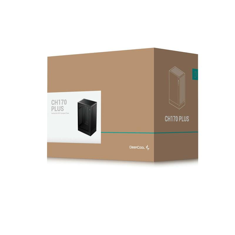 Корпус DeepCool CH170 Plus (R-CH170-BKNGM0-G) без БП