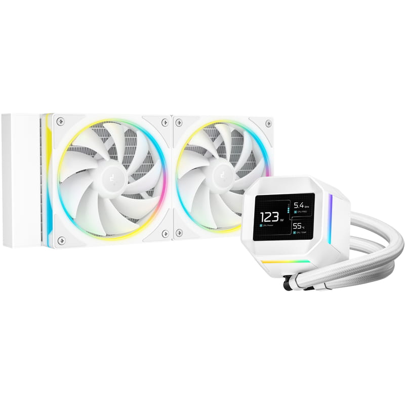 Система водяного охолодження DeepCool LM240 WH (R-LM240-WHDMMC-1)