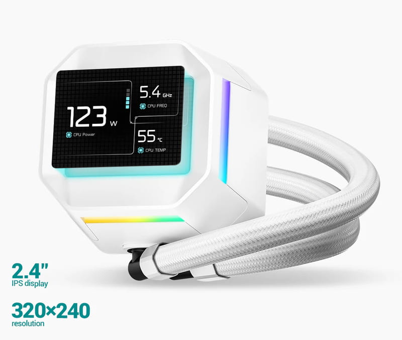 Система водяного охолодження DeepCool LM360 WH (R-LM360-WHDMMC-1)