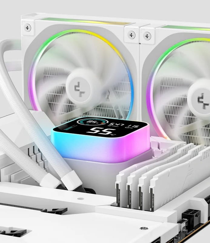 Система водяного охолодження DeepCool LQ360 Ultra ARGB WH (R-LQ360-WHASMC-G-1)