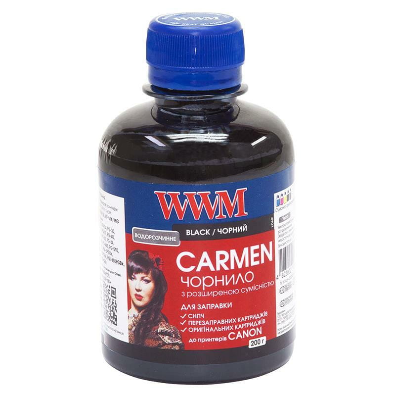 Чернила WWM CANON Universal Carmen (Black) (CU/B) 200г