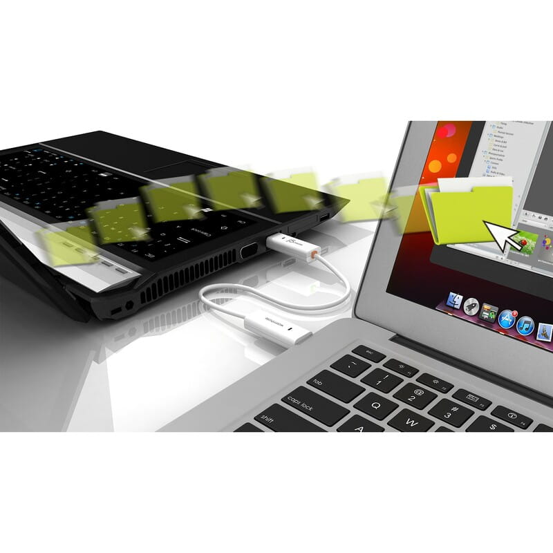 Адаптер J5create USB-A/USB-A (M/M), 1.8 м, White (JUC400-N)