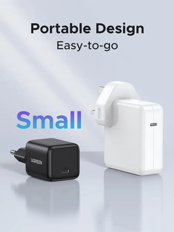 Зарядний пристрій Ugreen X512 1xUSB 20W (USB-C) Black (55553)