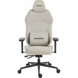 Крісло для геймерів GamePro GC760LG Fabric Light Gray