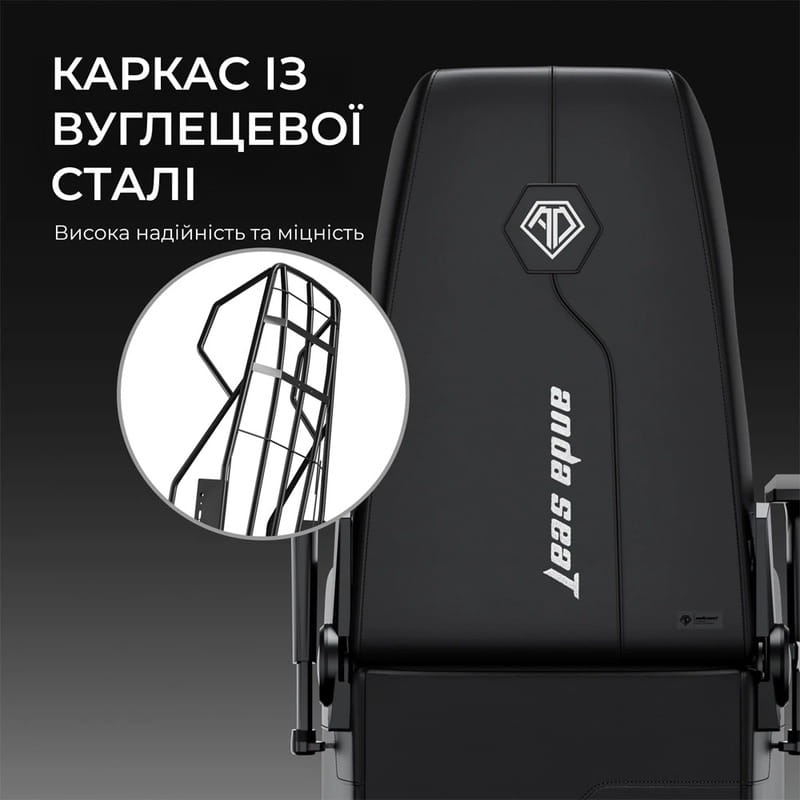 Крісло для геймерів Anda Seat X3 Gaming Sofa PVC Black (AD-W-SF03-04-B-PV)